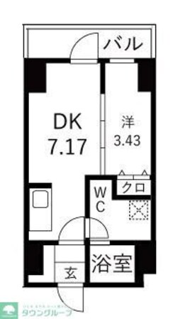 TRADIS森下の物件間取画像